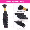 Deep Wave Bulk Human Hair for Braiding Micro Human Braiding