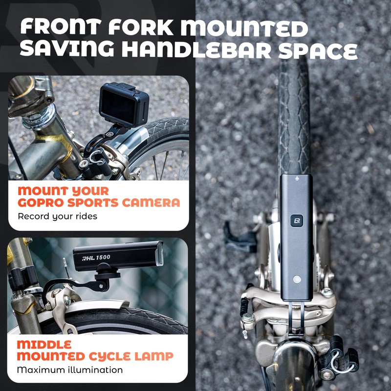 ROCKBROS Bicycle Light Bracket Front Fork Bike Front Light Holder