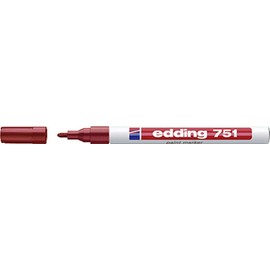 Edding 4-751002 - 751 Paint Marker Red PK10