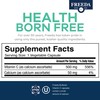 FREEDA Buffered Vitamin C 500mg – Non-Acidic Calcium Ascorbate –