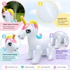 Giant Inflatable Unicorn Sprinkler for Pool Play – PVC Water