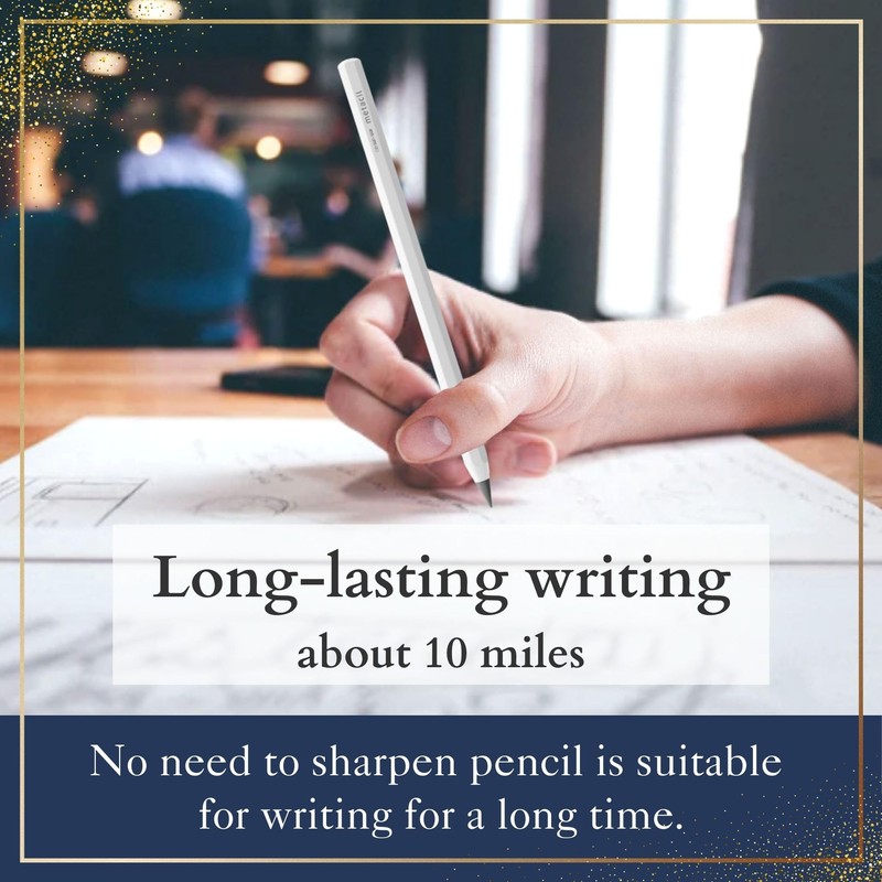 Sunstar Stationery Metacil Metal Pencil, White S4541138