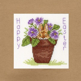Bothy Threads Cross Stitch Kit - Greeing Card - Easter Bunny