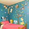 iMagitek Large Jungle Animals Tree Wall Decals Safari Animals Climbing