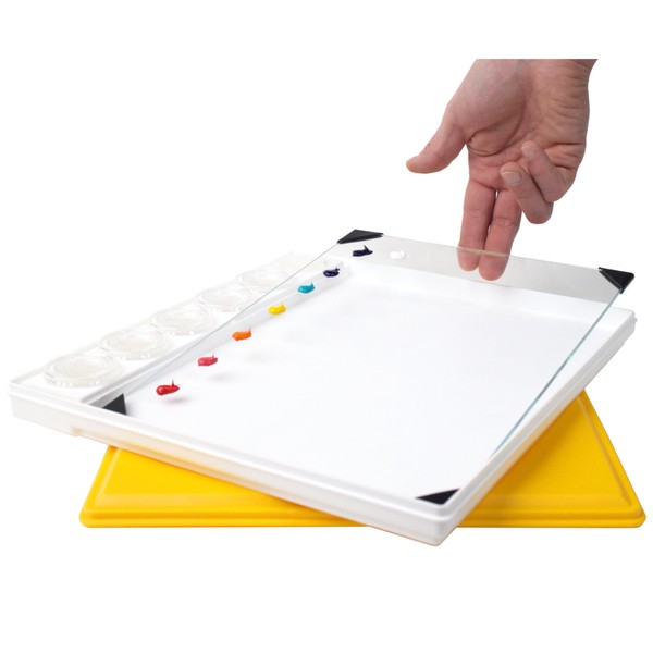 New Wave POSH Glass Artist Palette & Masterson Sta-Wet Painter’s