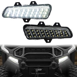 HAKA TOUGH LED Front Bumper Lights for Polaris Ranger XD 1500 Accessories 2024 2025+, Front Brushguard Auxiliary Lights Accent Light for Polaris Ranger 1500 XD, Replace# 2889767