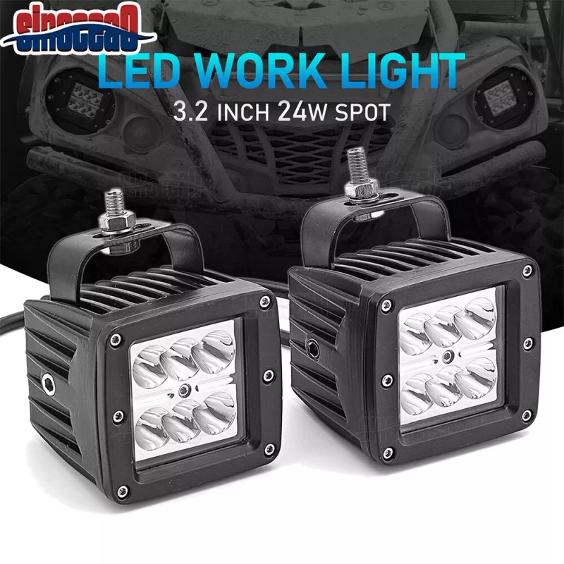 sinocea0 Bumper Light Pods Bull Bar License Frame Mount For