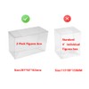WICAREYO Box Protector for 2-Pack Figures, 5pcs Protector Case Sleeve
