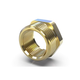 ABA Beul 15007.264.2 Hexagonal Reducer 2" x 1 1/4" Brass