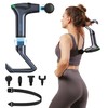 3-in-1 Percussion Massage Gun with Extension Handle, Detachable Muscle Massage