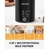 ZACME Milk Frother, 4 in 1 Electric Milk Steamer, Automatic