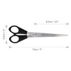 Westcott Scissors 7 Inch (17.8 cm) Black Left-Handed Office Scissors