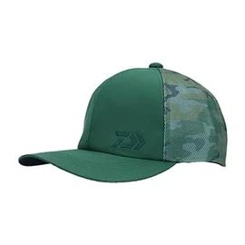 Daiwa DC-7021 Camouflage Half Mesh Cap, One Size, Green