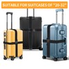 DAWNTREES Luggage Straps,4 Pack Heavy Duty Adjustable Suitcase Belt with