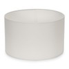 MiniSun | Small Modern White Fabric Drum Light Shade |