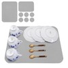 Dish Drying Mat, Set of 8, Made in Japan, Diatomaceous