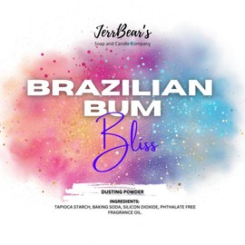 JerrBear’s Custom Body Dusting Powder - Scented - Gentle - Fine Powder Talc-Free Fragrance Moisture Cosmetic:_Majestic Bloom