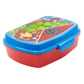 ILS I LOVE SHOPPING Bento Lunch Box for Children Lunch Box / Sandwich Box for Children - Ideal for School, Nursery or Leisure (Avengers Hulk Superheroes)