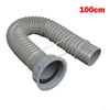 Kitchen Sink Drain Pipe 100cm PP + PVC Flexible Drain