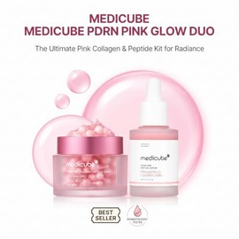 Medicube Crema de Cápsula de Colágeno Rosa PDRN + Pink Peptide Serum