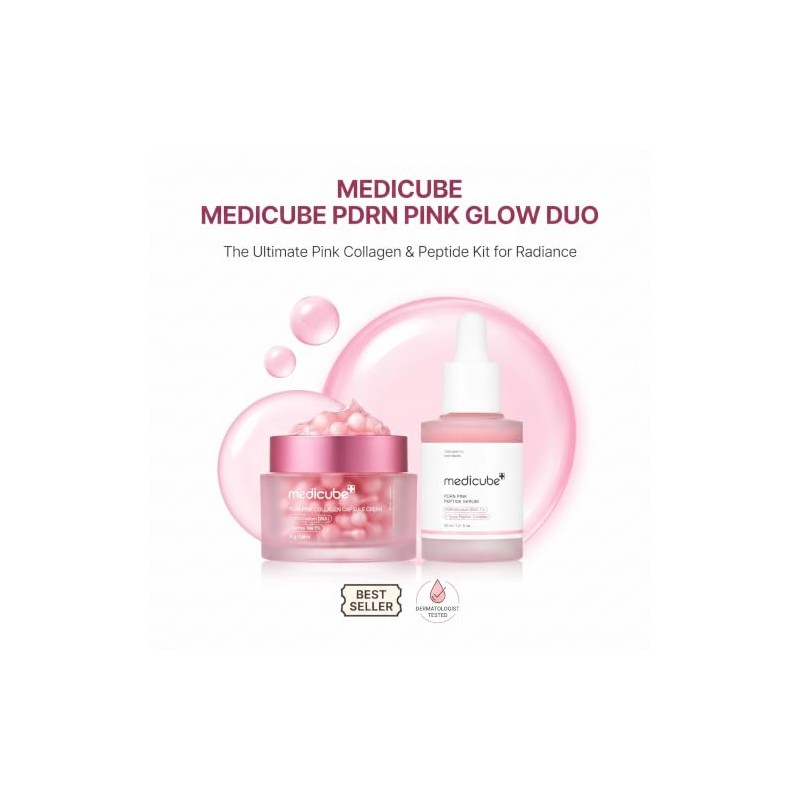Medicube Crema de Cápsula de Colágeno Rosa PDRN + Pink