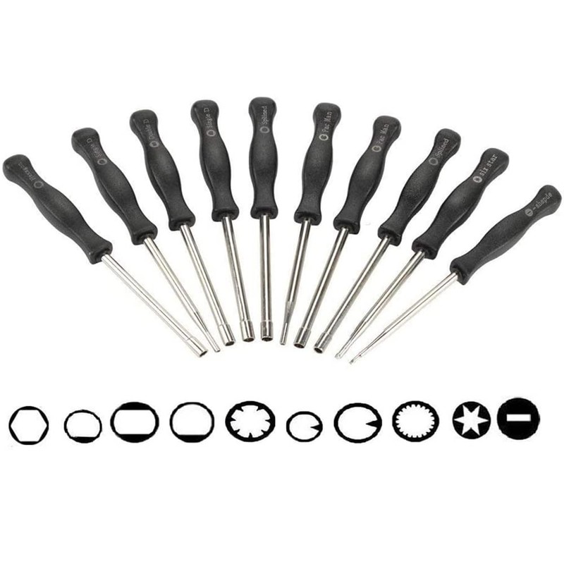Hippotech 10 Pcs Carburetor Adjustment Tool Screwdriver Kit for Common