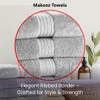 Makooz Premium 700 GSM Hand Towels for Bathroom 2 Pack