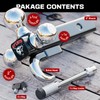Ayleid Trailer Hitch Tri-Ball Mount with Hook & Pin Balls