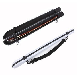 Vetimobato Hard Shell Bow Case for 2-6pcs Violin/Viola/Cello with Adjustable Shoulder Strap (White)
