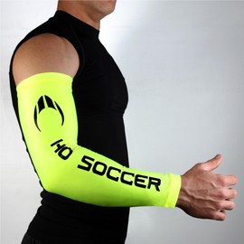HO Soccer Academy, Manicotto antiabrasione da portiere, unisex, colore lime, 8