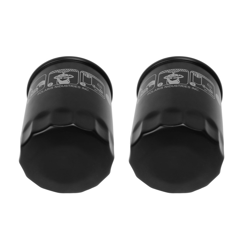 2PCS Oil Filter 2540086 Oil Cleaner Steel Cylindrical Replacement for