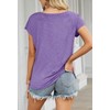 MEROKEETY Women's Casual Cap Sleeve T Shirts Basic Summer Tops