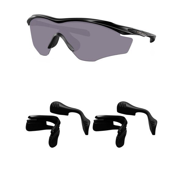 Kygear 2 Pairs Black Silicone Replacement Nose Piece Compatible with