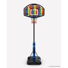 Spalding X Crayola 32" Molded Eco-Composite Telescoping Portable Basketball Hoop