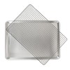 Nordic Ware 2 Pc Naturals Big Sheet W/Oven Safe Nonstick Grid, 1 Pack, Aluminum