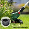 Pack of 4 grass trimmer thread spool, 1 trimmer cover,