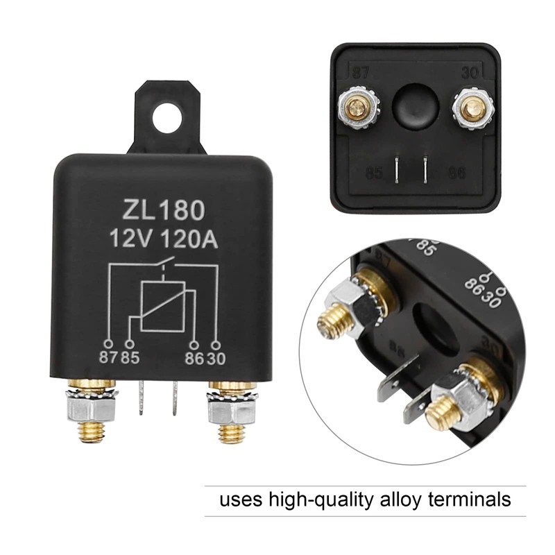 Zreneyfex 12V DC 120 Amp Split Charge Relay Switch -