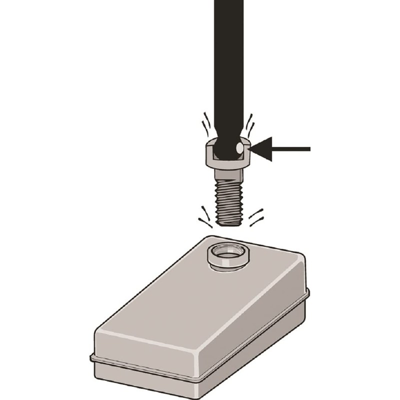【国内正規品】BONDHUS(ボンダス) 六角ドライバー プロホールド®(ネジつかみ機能付ドライバー) 2mm [全長:125mm 軸長:72mm グリップ径:11mm] 黒染め加工 PBS2MM No.74652