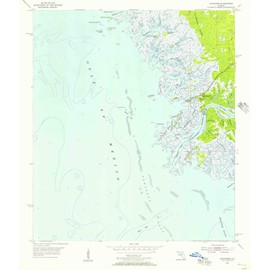 YellowMaps Suwannee FL topo map, 1:24000 Scale, 7.5 X 7.5 Minute, Historical, 1954, Updated 1956, 26.7 x 22.9 in - Polypropylene