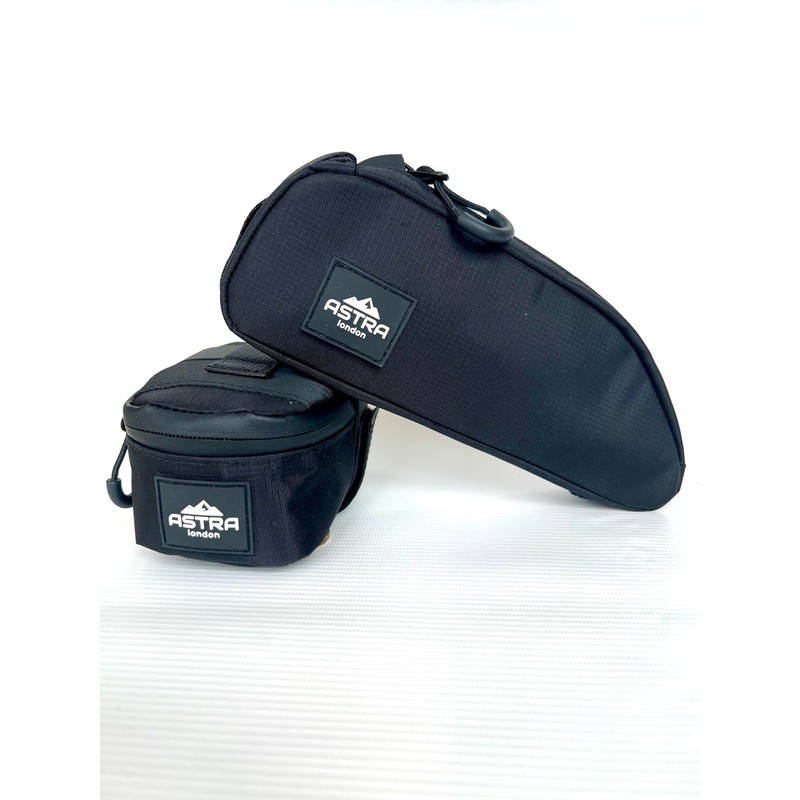 Astra London Top Tube Bag Richmond Black Aero Bike Frame