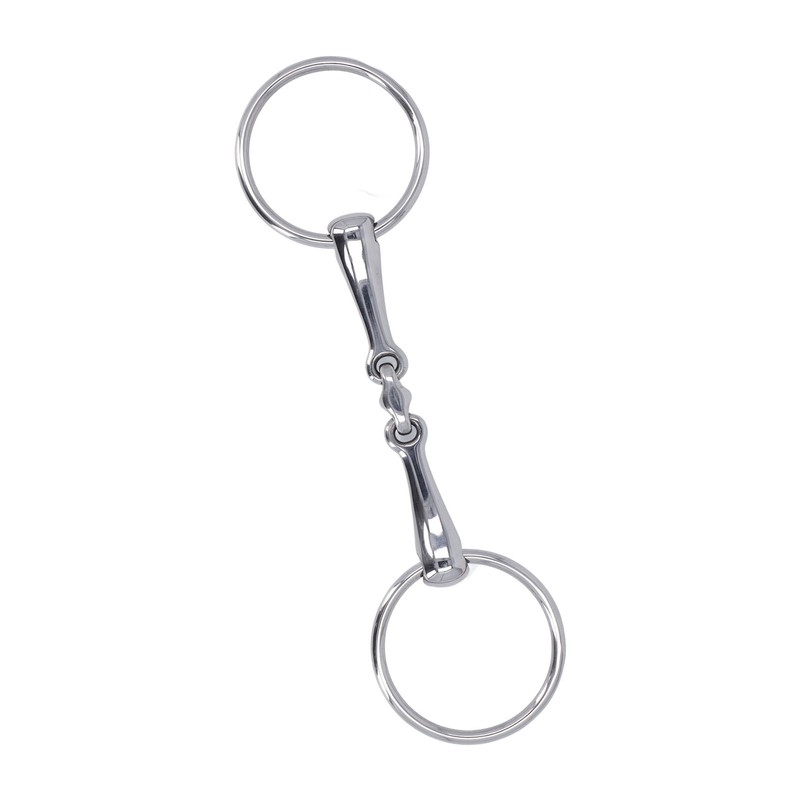Horse Snaffle Stainless Steel Flexible Jointed Wearable Rust Proof O