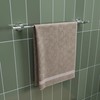 Croydex Chrome Wall Mounted Modern Towel Rail - Durable Stainless