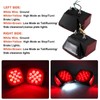 Partswcgg 12V Led Utility Trailer Lights Wiring Kit, Square Combination