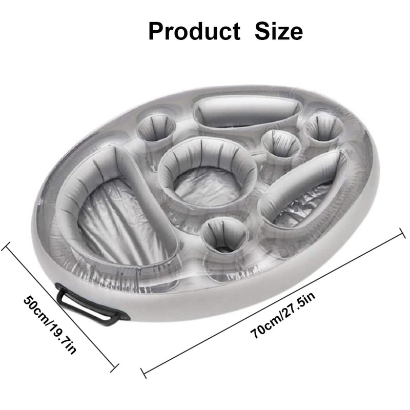 Maxmit Inflatable Drink Holder Float, Floating Drink Holder Pool Drink