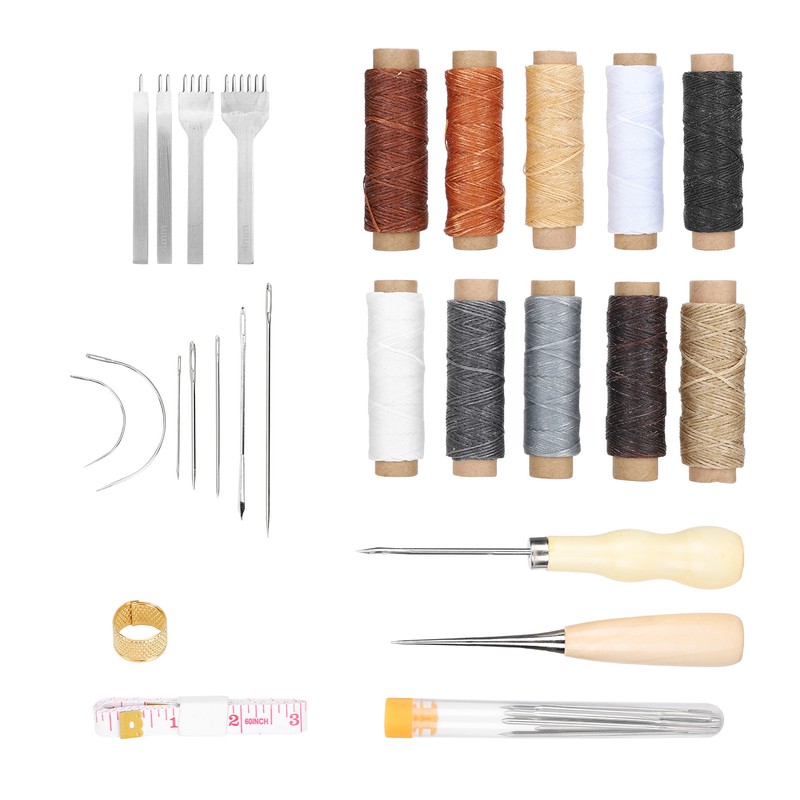 Leather Sewing Set DIY Leather Stitching Repair Kit Working Supplies