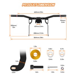 Hutigertech Front Engine Guard Highway Pegs Crash Bar Bumper Protector with Rubber Cap Fit for 2009-2013 Harley Davidson Touring Street Glide, Road King,Road Glide, Electra Glide & Tri Glide
