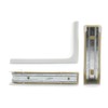 DOJA Barcelona | White Shelf Brackets | 4 Wall Shelf