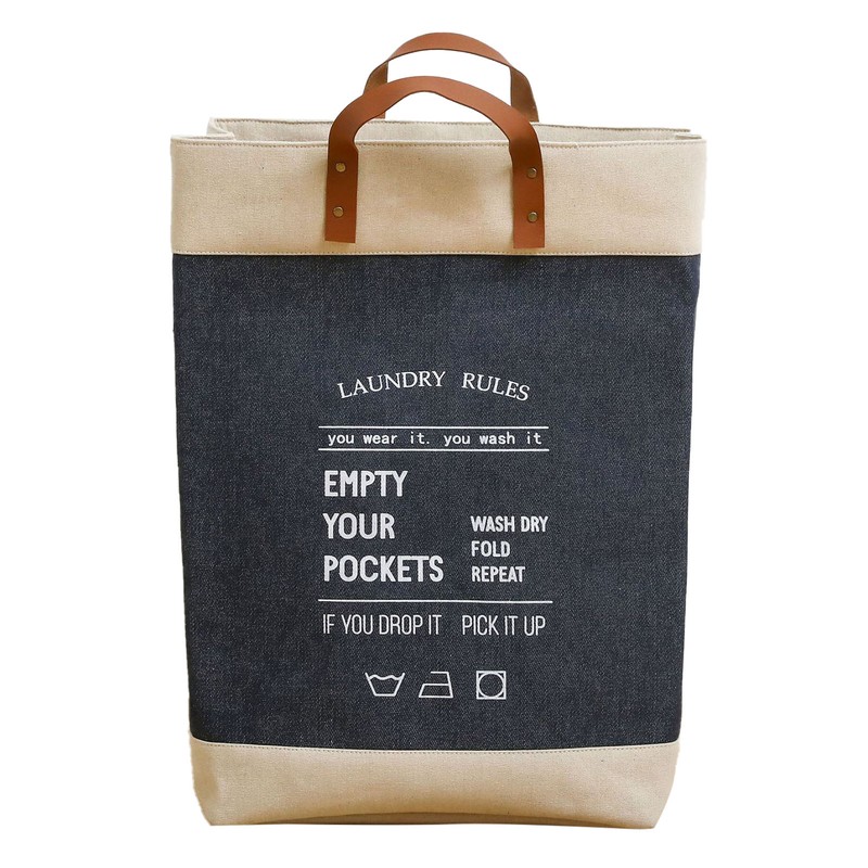 Laundry Basket Grocery Bag Jute Large Capacity Dirty Clothes Storage
