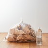 10 pack of 70 liter transparent garbage bags (easy to