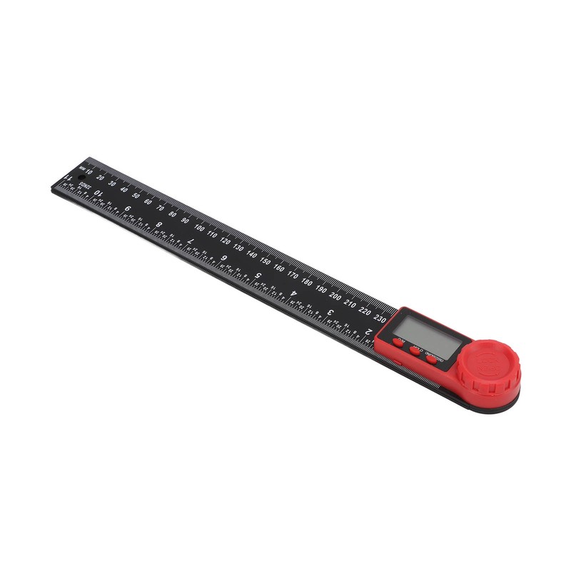 Digital Display Angle Ruler 2 in 1 Plastic Lightweight Convenient